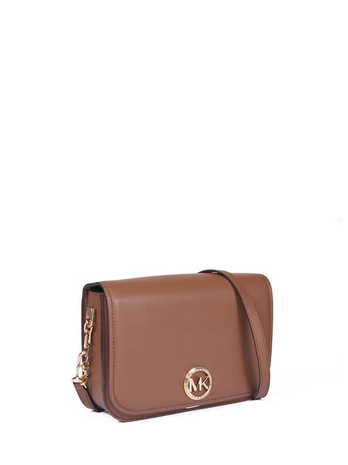 Borsa media a tracolla Delancey in pelle di vitello MICHAEL KORS | 30S4GD8M2L230LUGGAGE